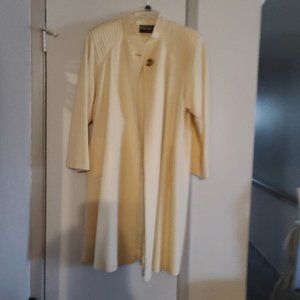 Potrait Cream Color Coat $175.00